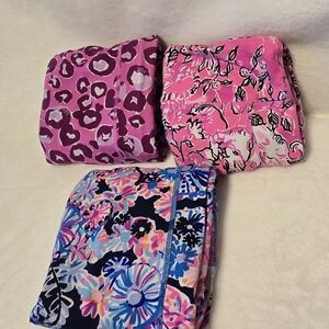 Lilly Pulitzer Purple and Pink Leggings with Playful Patterns